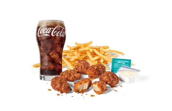 6PC Smoke SHow Crispy boneless Wings Combo