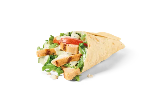 Grilled Chicken caesar jack wraps
