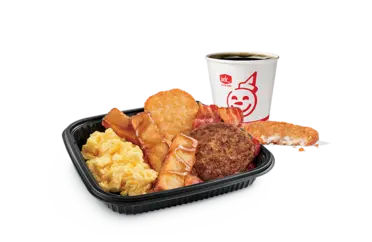 3PC Classic French Toast Sticks Platter W/Bacon Combo