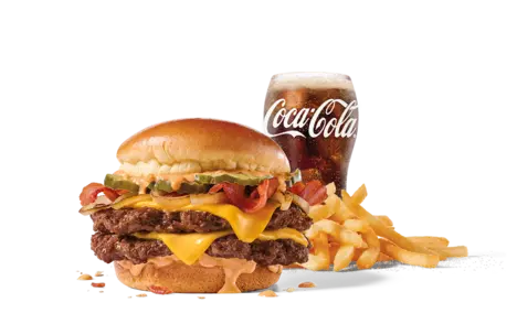 Bacon Double Smashed Jack Combo