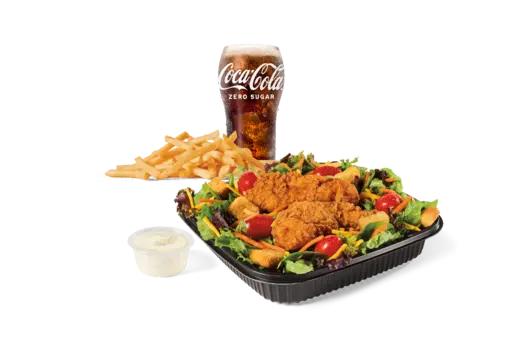Garden Salad w/ Crispy Chicken Combo