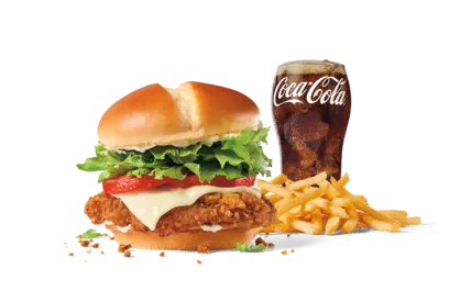 Jack's Spicy Chicken W/ Cheese Combo